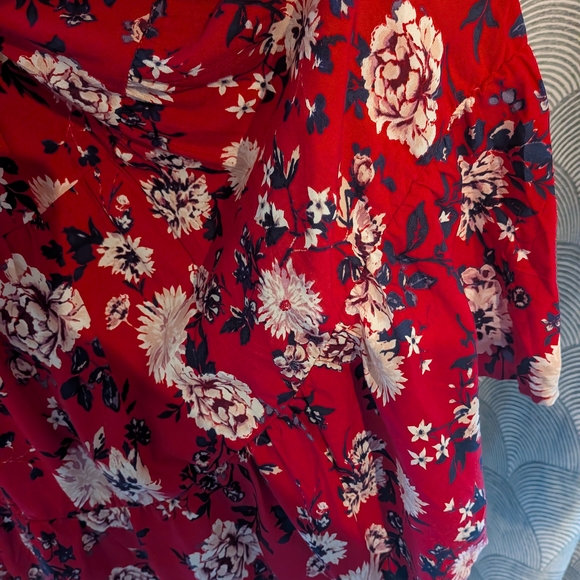 Torrid Red Flutter Sleeve Sundress - Picture 3 of 3